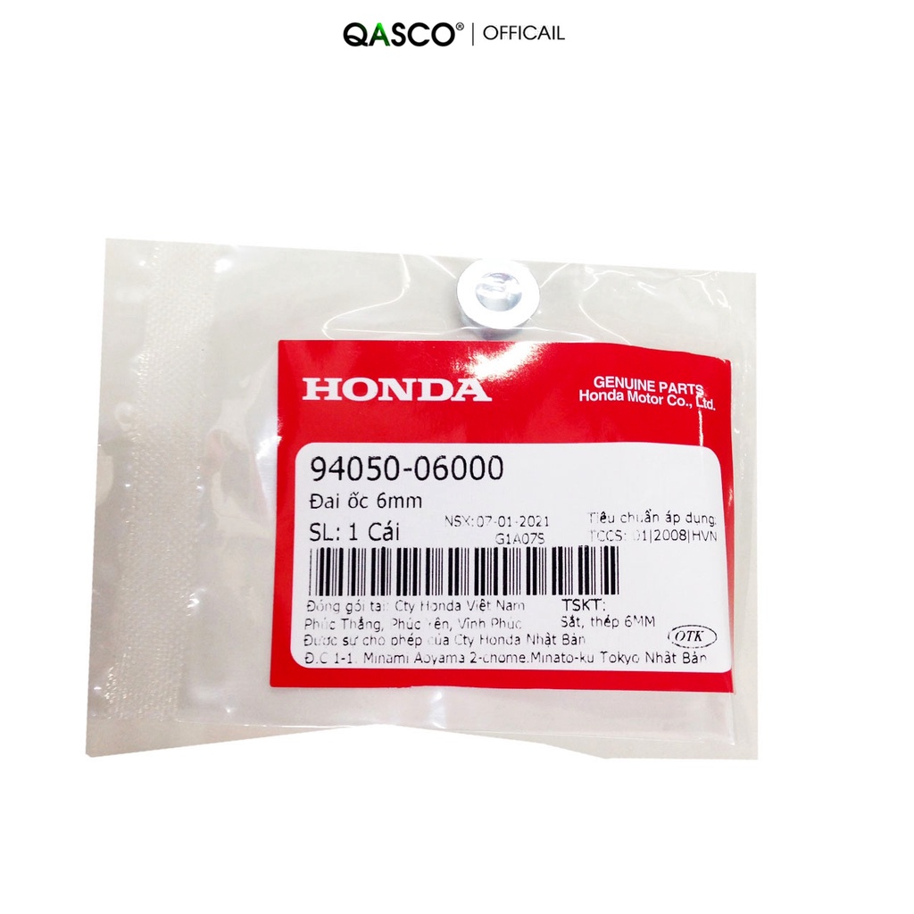 Đai ốc HONDA nhiều dòng xe 6mm (9405006000)