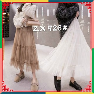 chân váy công chúa ULZZANG nhiều màu dập ly 3 tầng freeship 50k chân váy công chúa