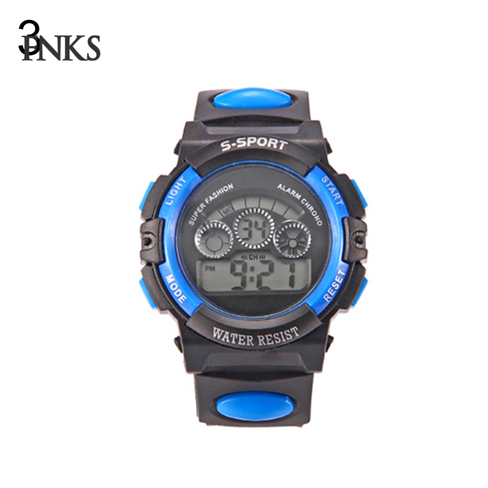 Đồng hồ thể thao chống nước có đèn LED kiểu dáng thời trang cho bé | BigBuy360 - bigbuy360.vn