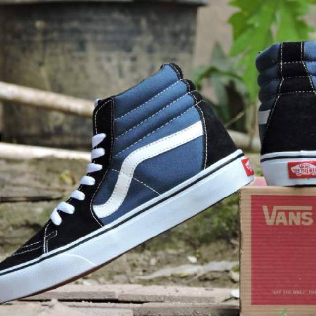 Giày Thể Thao Vans Sk8 Màu Xanh Navy / Xanh Dương Trẻ Trung Năng Động