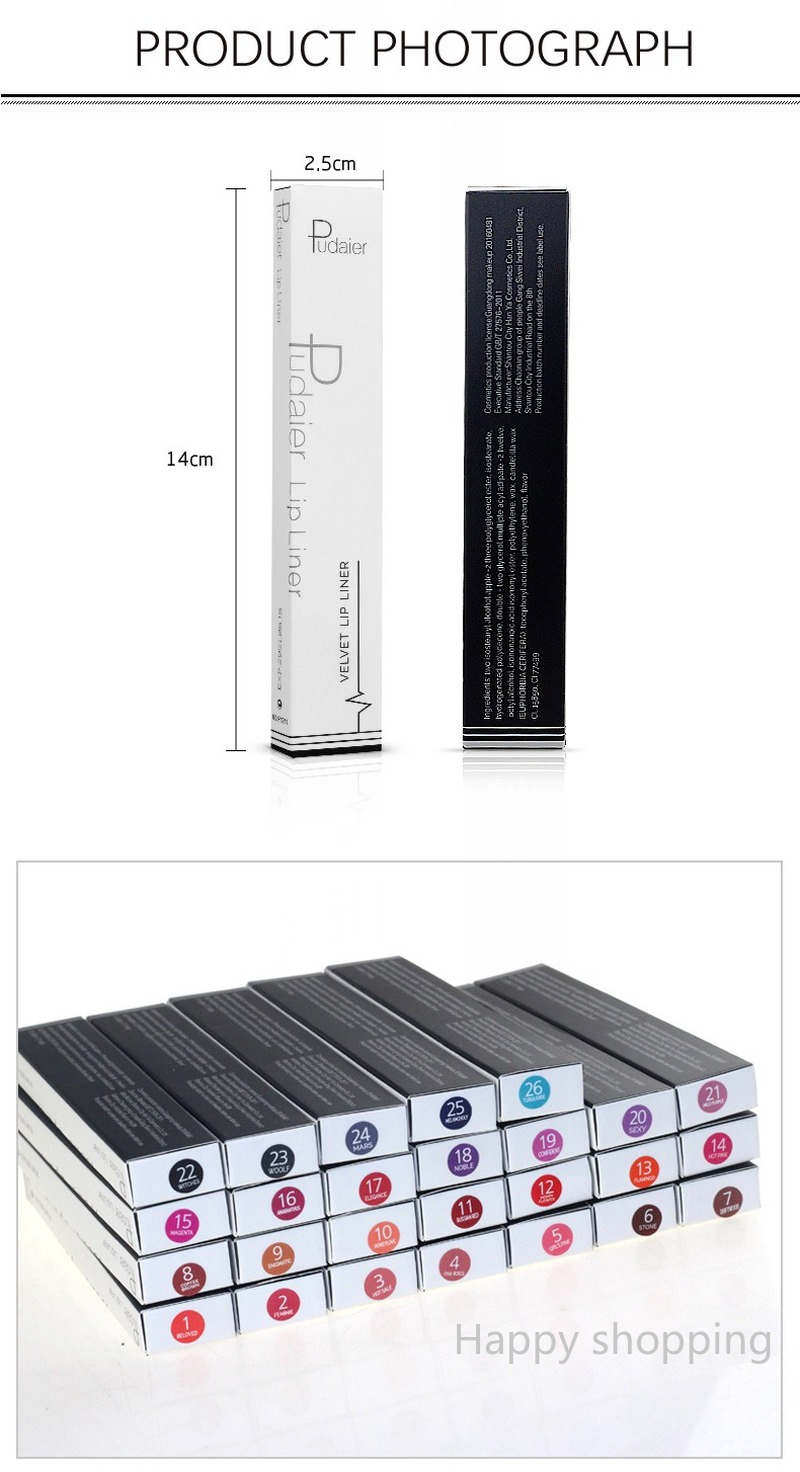 (Hàng Mới Về) Bút Kẻ Viền Môi Pudaier Chống Thấm Nước Không Dính Thành Cốc | BigBuy360 - bigbuy360.vn