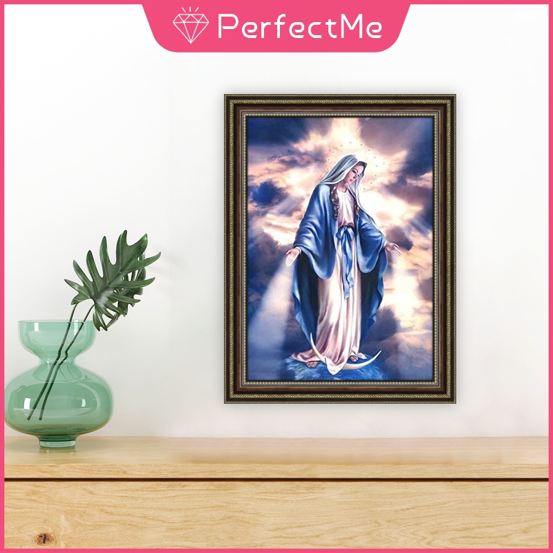 Bộ tranh đính đá 5D tự làm kích thước 30X40CM họa tiết Mosaic dùng để trang trí nhà