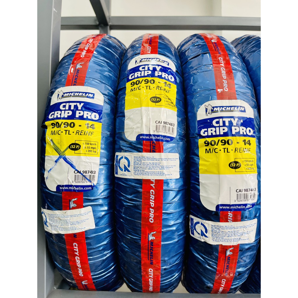 [HÀNG CHÍNH HÃNG] Lốp (Vỏ) xe máy Michelin city grip 2 và city grip pro đủ size, mọi loại xe, giá tốt nhất !