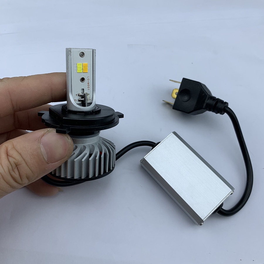 Đèn Pha Led T6 , T8 2 Màu Quạt Tản Nhiệt 40W [ 1 Chiếc ]
