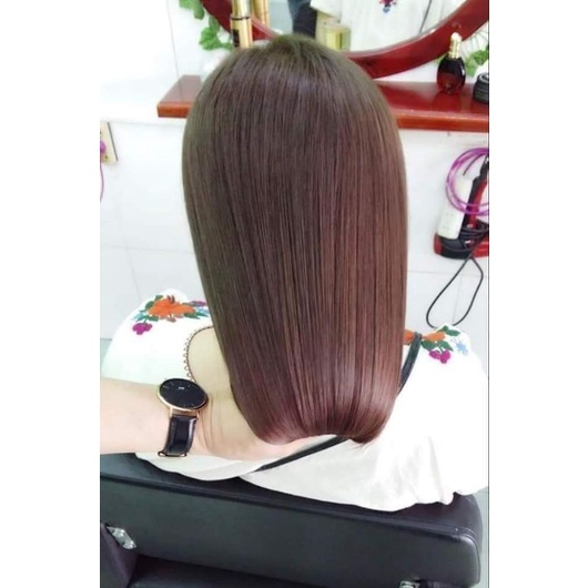 1 tuýt mầu nhuộm cân bằng hương thơm cafe. lên mầu chuẩn pom.cân bằng