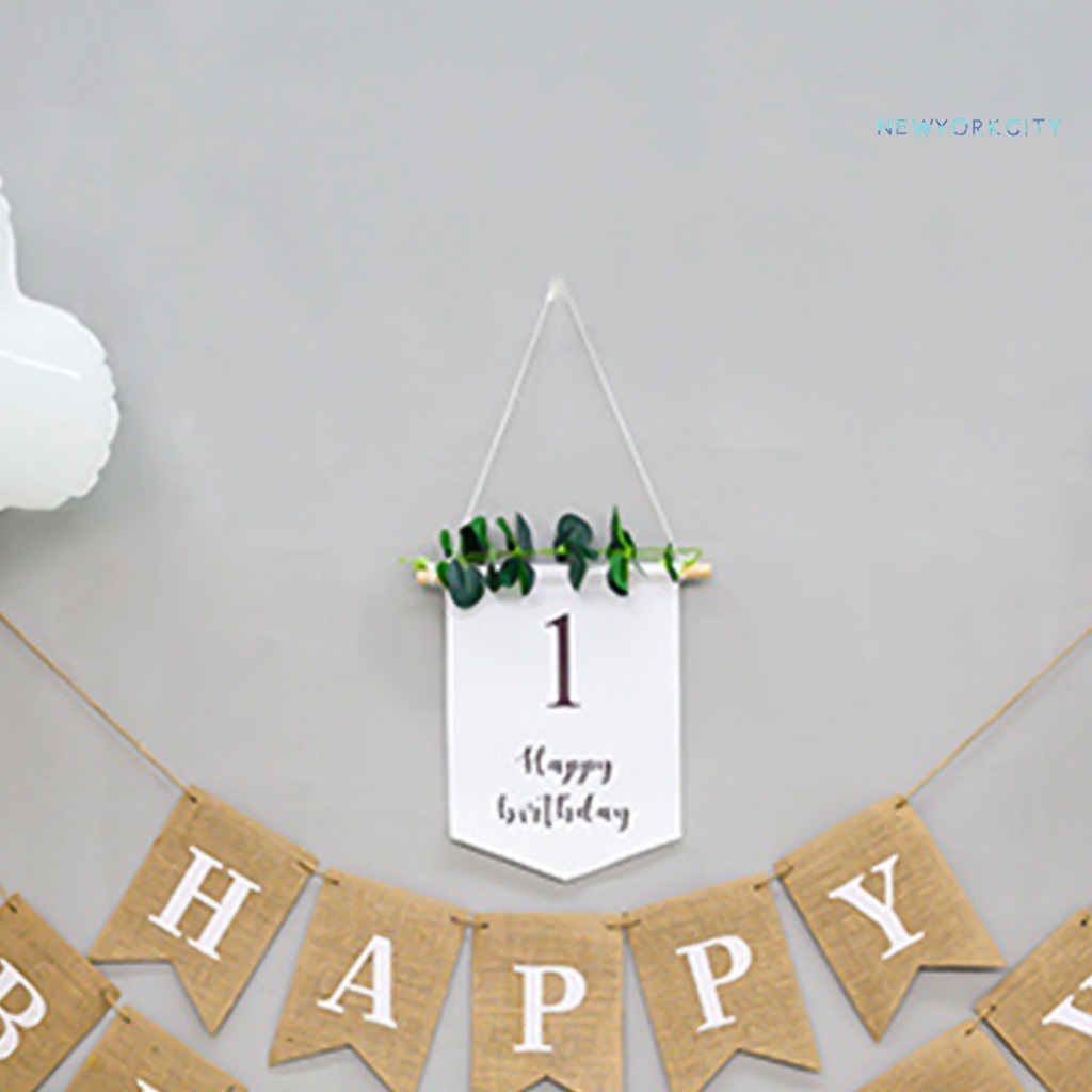 Bộ Cờ Treo Trang Trí Tiệc Sinh Nhật In Chữ Happy Birthday Dễ Thương