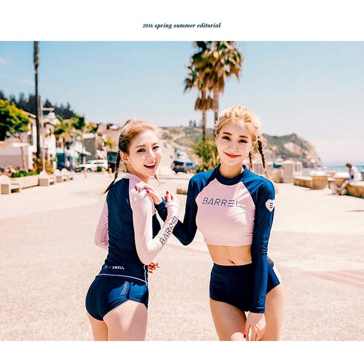 Bikini đồ bơi tay dài hàn quốc ( kèm hình thật + feedback) V0060 - CLOUDY FASHION