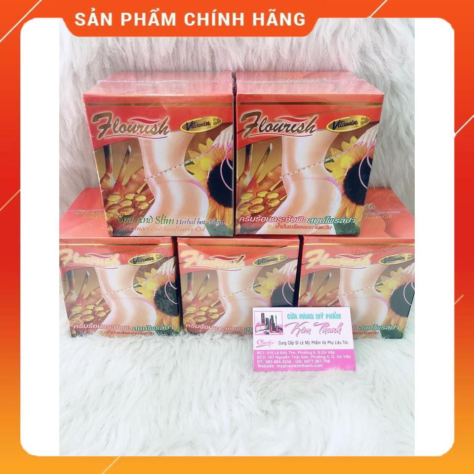 Kem Tan Mỡ Bụng Gừng Ớt Flourish Thái Lan 500ml Chính Hãng