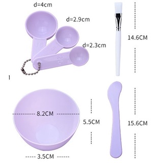 Bộ chén bát trộn mặt nạ 6 chi tiết
