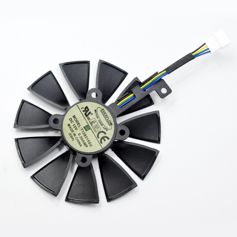 Quạt Tản Nhiệt Cho Asus Strex Gtx 1060 Oc 1070 1080 Gtx 1080ti Rx 480 T129215su 87mm | BigBuy360 - bigbuy360.vn