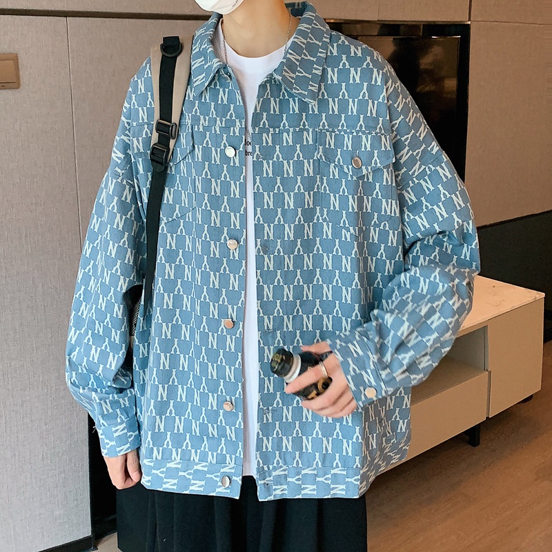 Áo Khoác Denim Thể Thao Cao Cấp Dễ Phối Đồ Cho Nam Faruiline FARU030