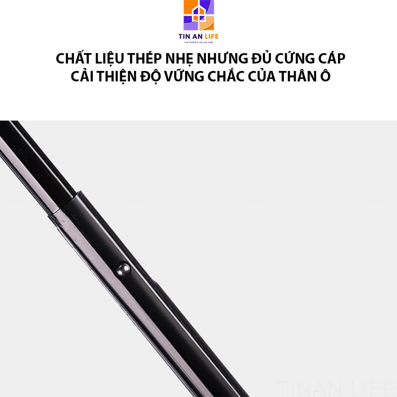 Ô Dù Đi Mưa Đi Nắng Gấp Gọn, Họa Tiết Trơn UV, Chống Nắng