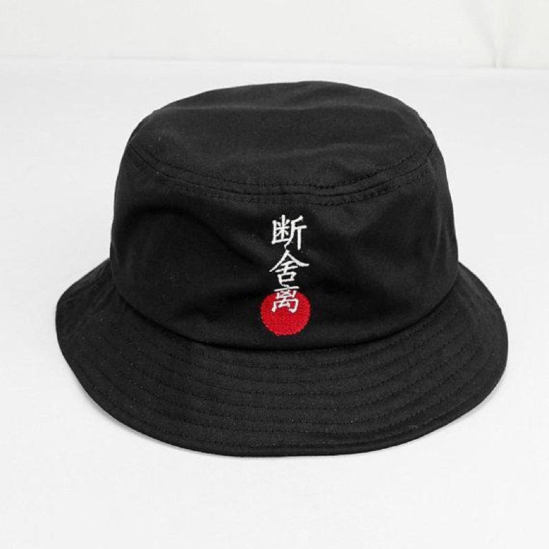 nón bucket thêu chữ