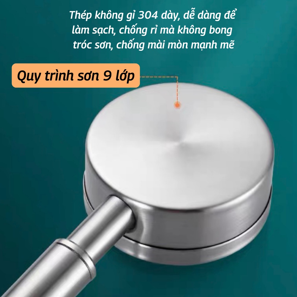 Vòi Hoa Sen Vòi Sen Tăng Áp Lực Nước Mạnh Inox Không Gỉ Cao Cấp ATILA SHOP