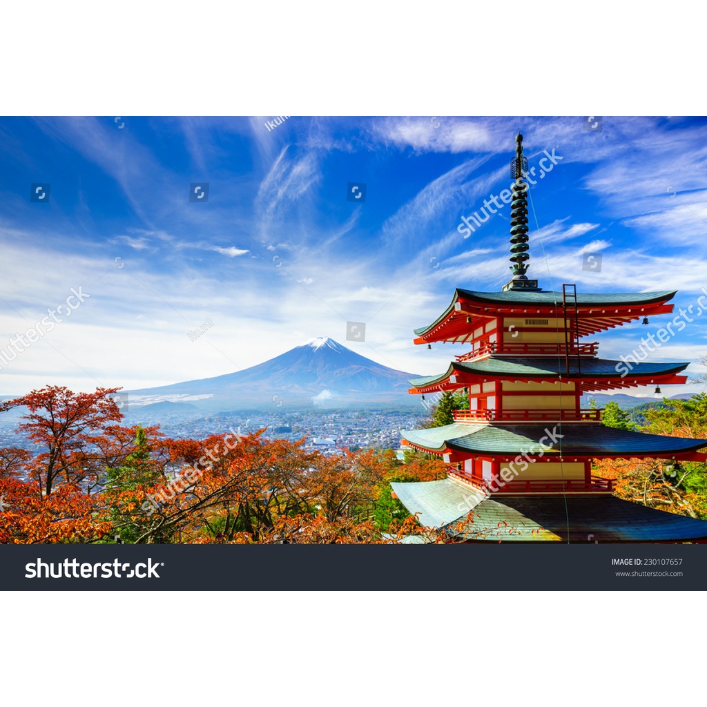 Tranh 3D dán tường Đường phố Nhật Bản – Japan hot trend