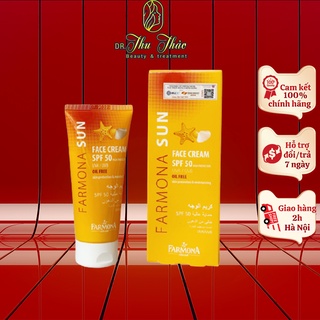 Kem chống nắng Farmona sun face cream oil free Spf 50 không bóng nhờn cho da dầu mụn