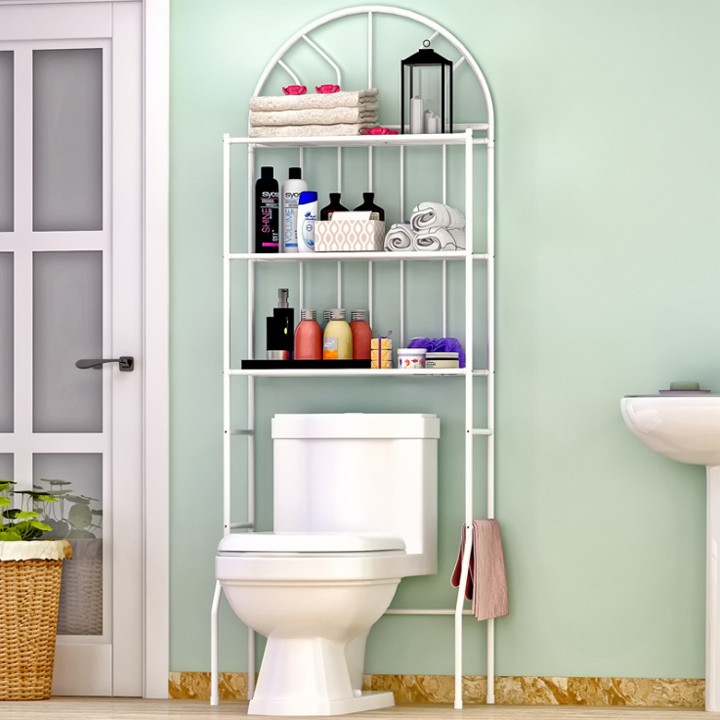 KỆ ĐỂ ĐỒ KHĂN TẮM PHÒNG VỆ SINH SAU TOILET THÔNG MINH