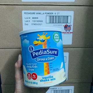 Sữa bột Abbott Pediasure Grow & Gain 400g