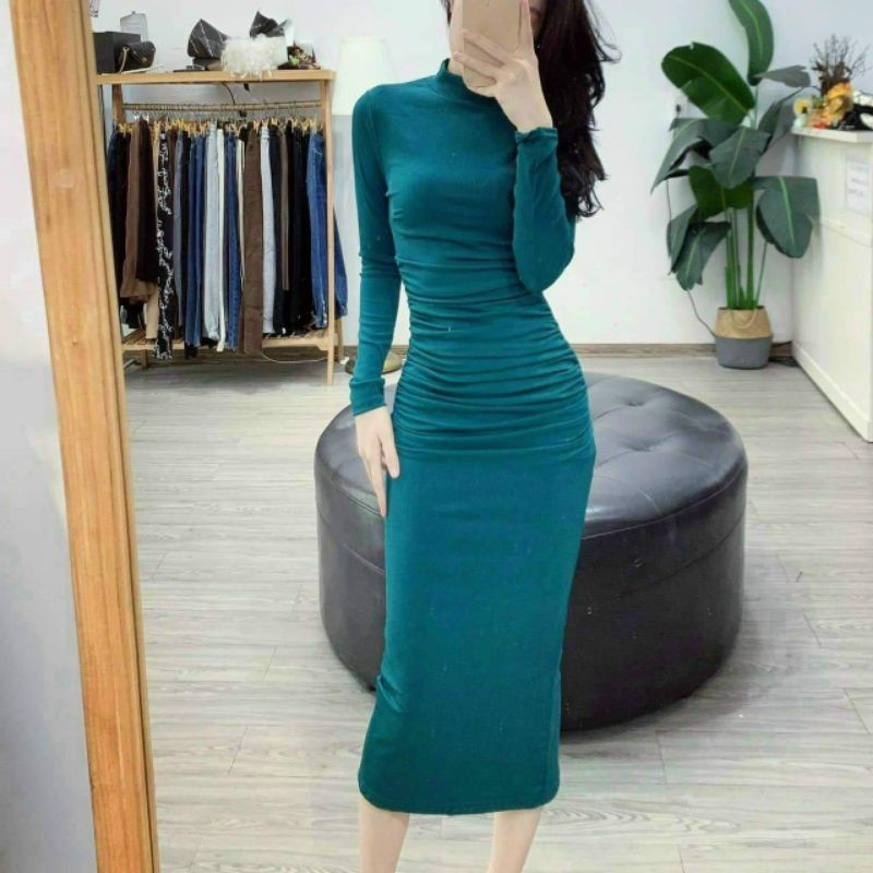 Váy ôm body dài tay