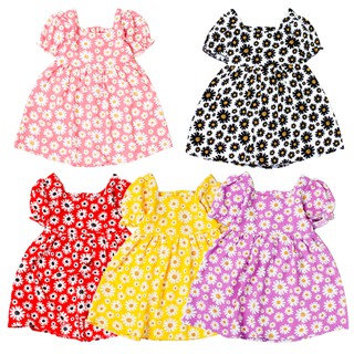 Đầm bé gái size đại kate lụa form lớn cổ vuông tay bồng cho bé 8 đến 12 tuổi từ 24 đến 36 kg 06753-06757