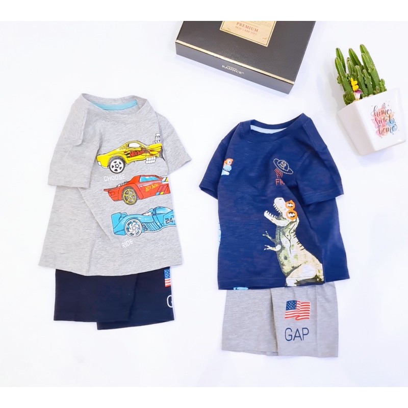 [HOT] Bộ GAP Bé Trai, Size Nhí 1-7, Hàng Made In Vn, Chất Cotton Xuất Dư Đẹp, Nhiều Màu Sắc Cho Bé