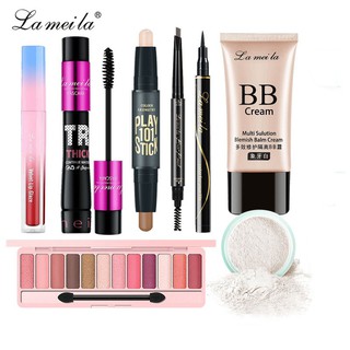 Bộ Trang Điểm Đầy Đủ LAMEILA 8 Món Sét Trang Điểm Chuyên Nghiệp BTĐ801