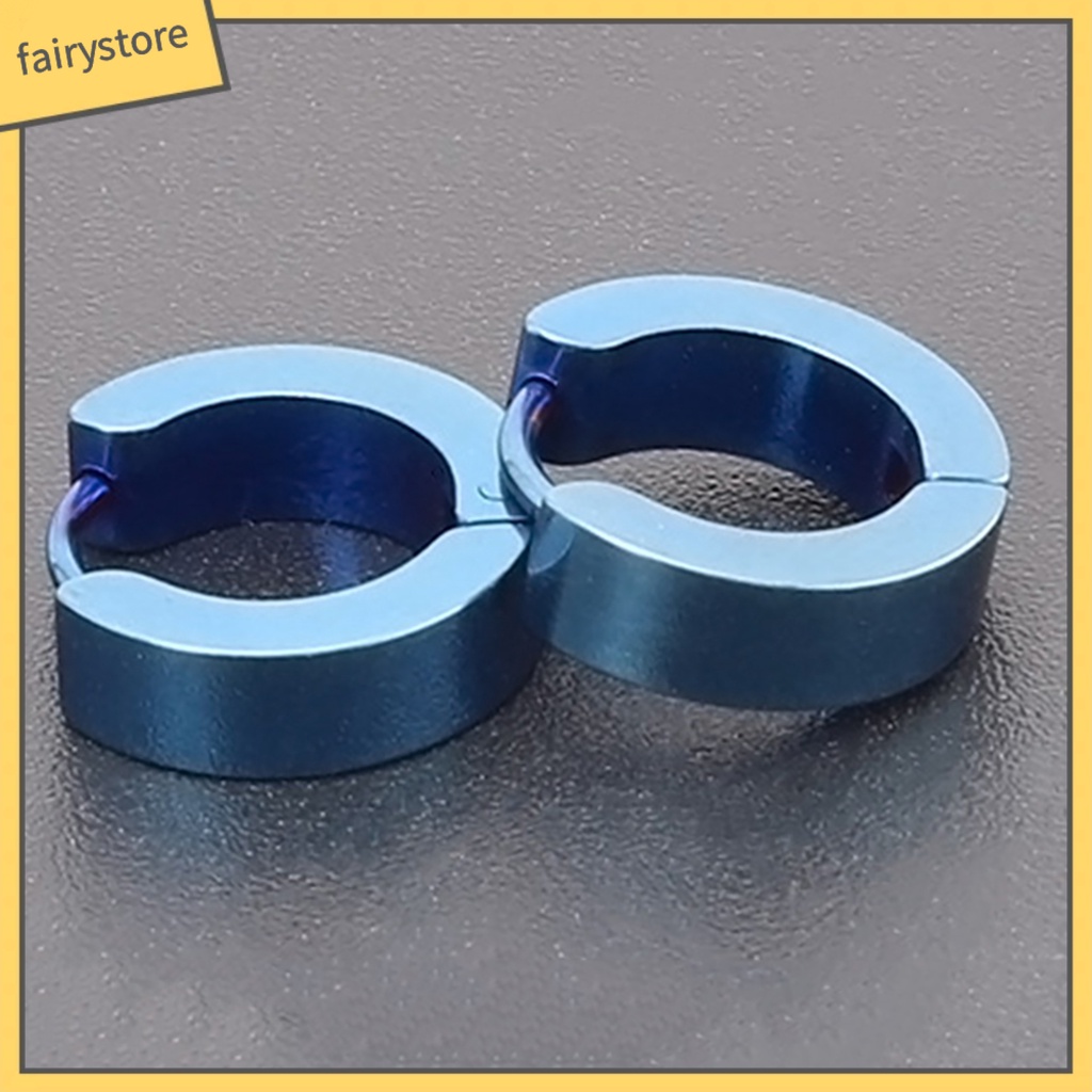 1 Khuyên Tai Unisex Bằng Thép Titan Thời Trang