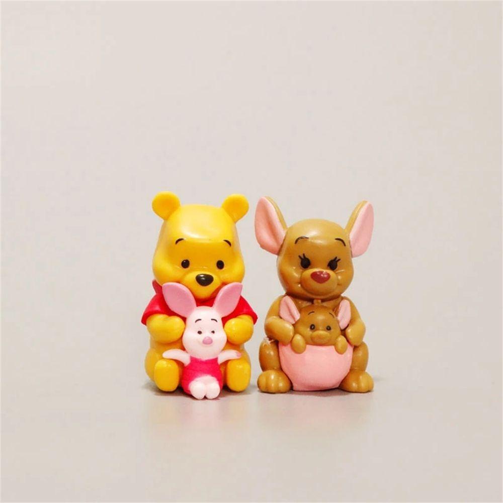 Set 10 Mô Hình Nhân Vật Hoạt Hình Winnie The Pooh Trang Trí Bánh Kem