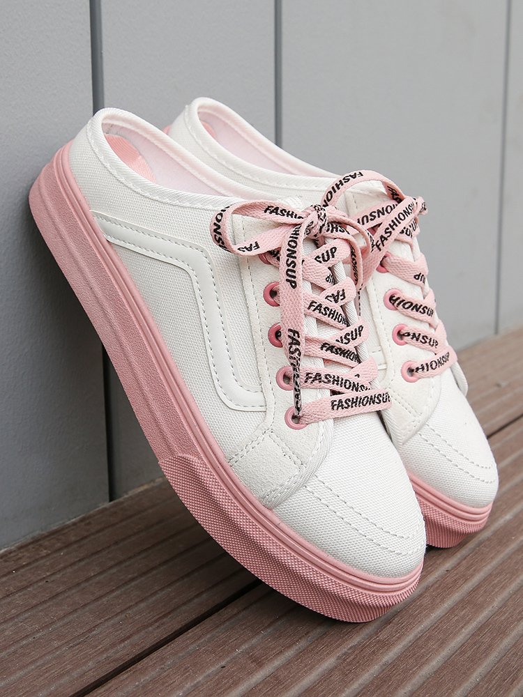 Giày Đạp Gót Mũi Tròn Phong Cách Hàn Quốc Thời Trang Nữ Xinh Xắn | BigBuy360 - bigbuy360.vn