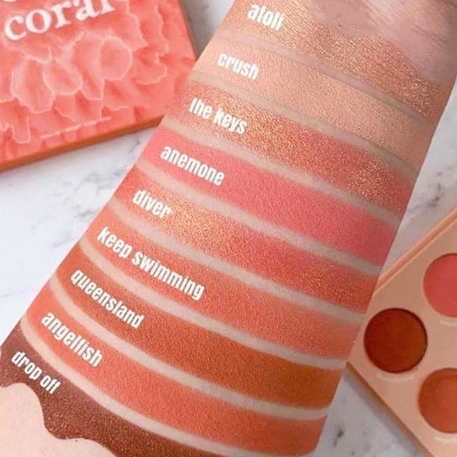 Bảng phấn mắt 9 ô ColourPop Coast To Coral