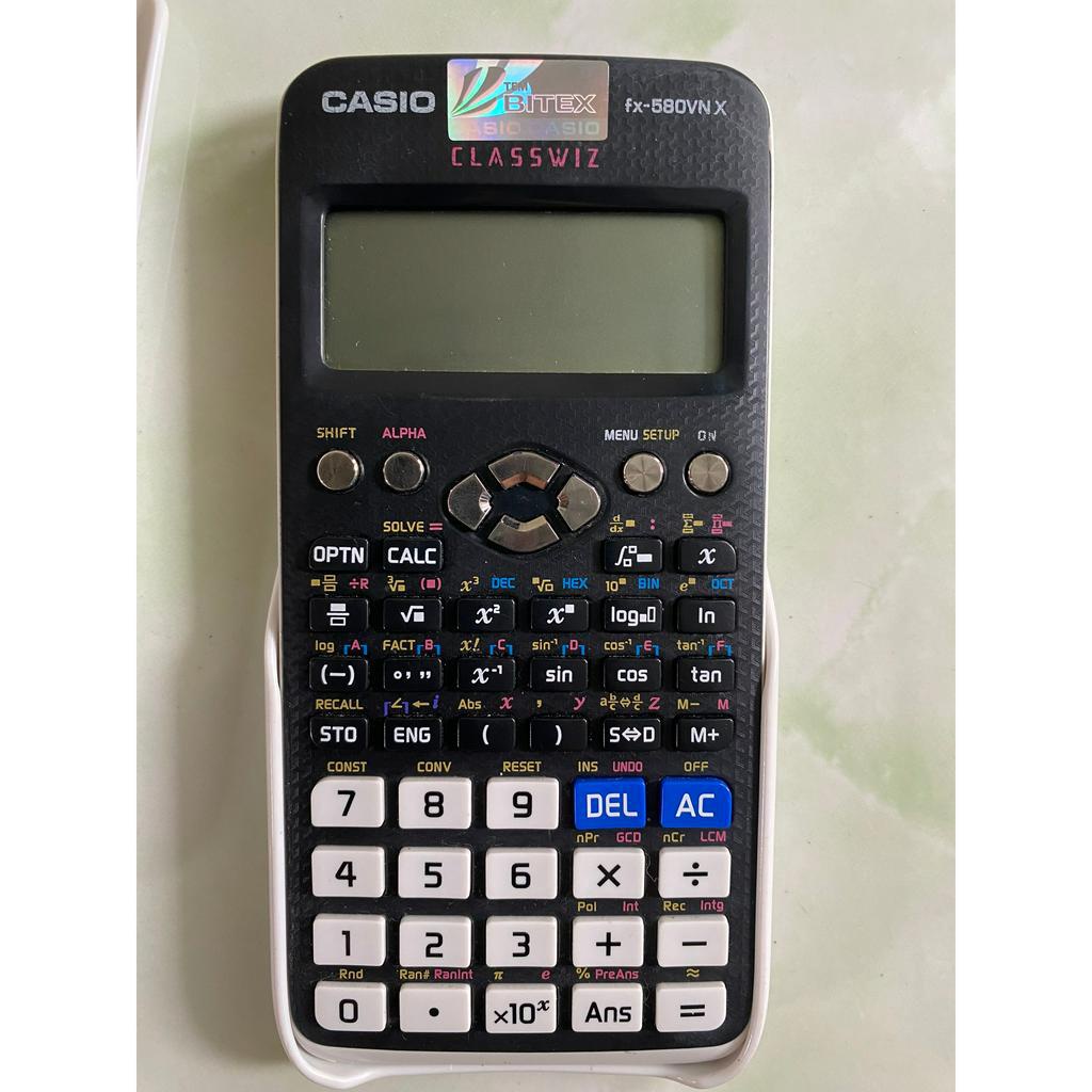 Máy tính CASIO 580VNX_2nd hand  | CASIO 580VNX CŨ CHÍNH HÃNG
