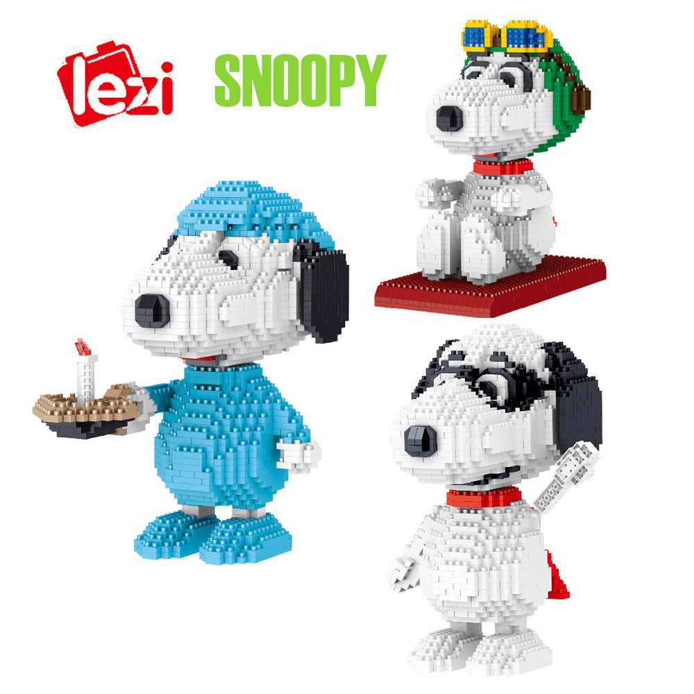 Bộ Đồ Chơi Lắp Ráp Lego Hình Chú Chó Snoopy Đáng Yêu