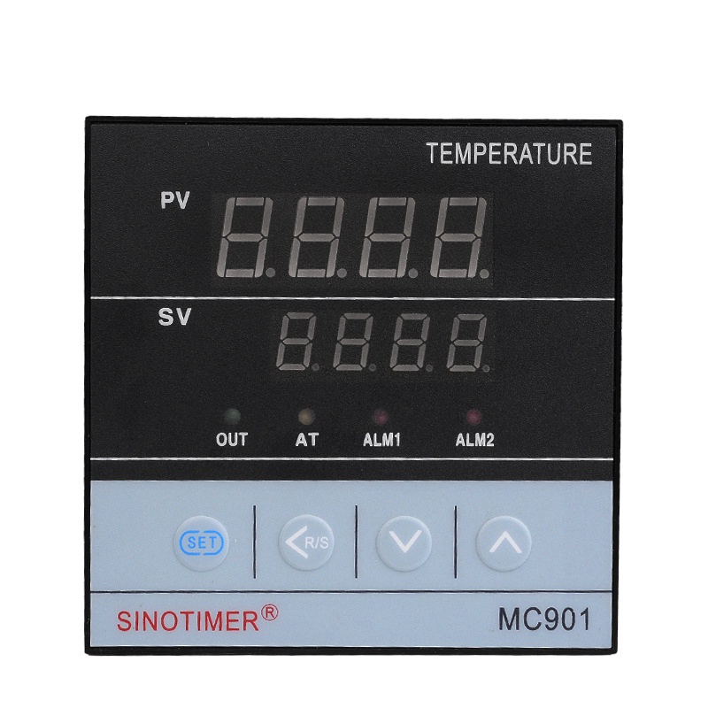 Rơ Le Kiểm Soát Nhiệt Độ Kỹ Thuật Số MC901 PID Loại K PT100 Đầu Ra SSR