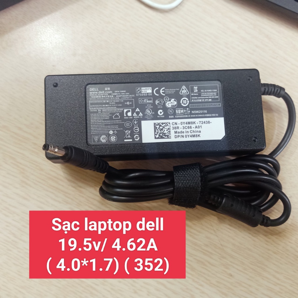 Sạc Laptop Dell 19.5V/4.62A (4.0x1.7) - NTH