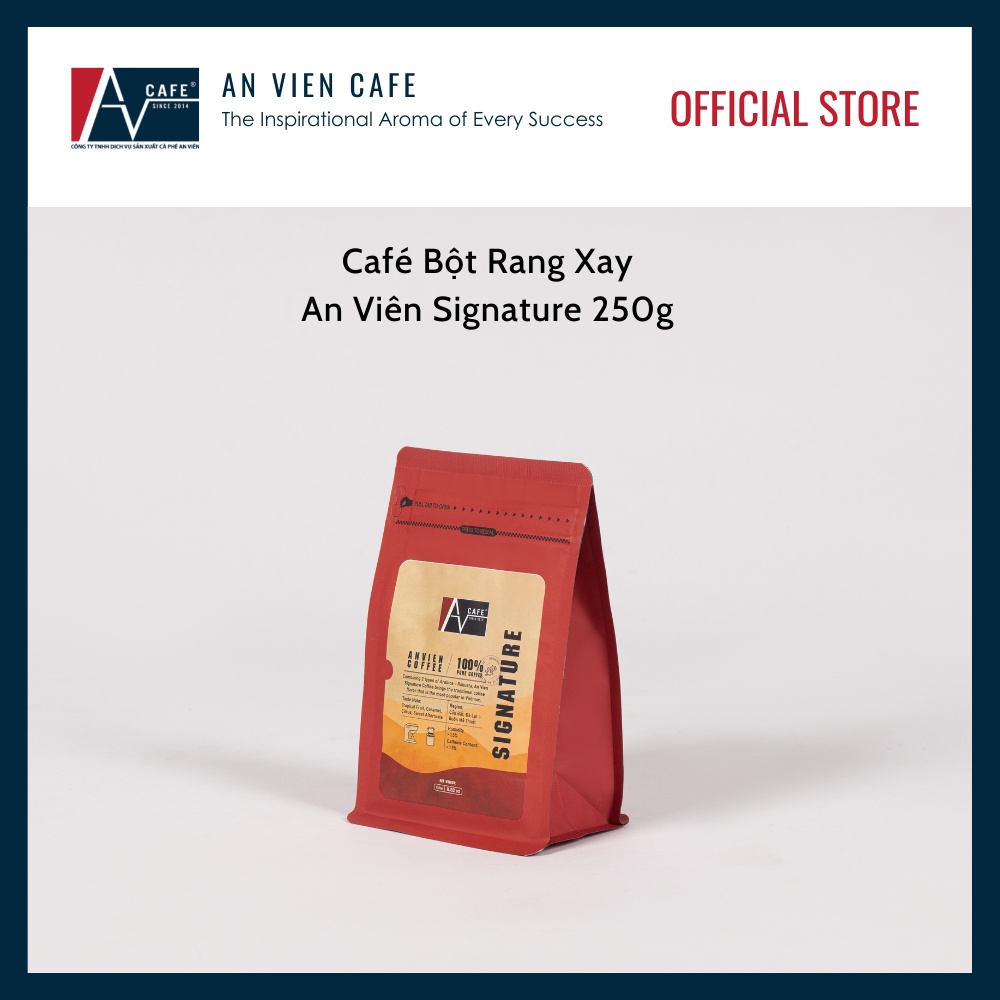 Cà phê bột rang xay Signature An Viên  - Thành phần hạt Robusta & Arabica nguyên chất rang mộc | BigBuy360 - bigbuy360.vn