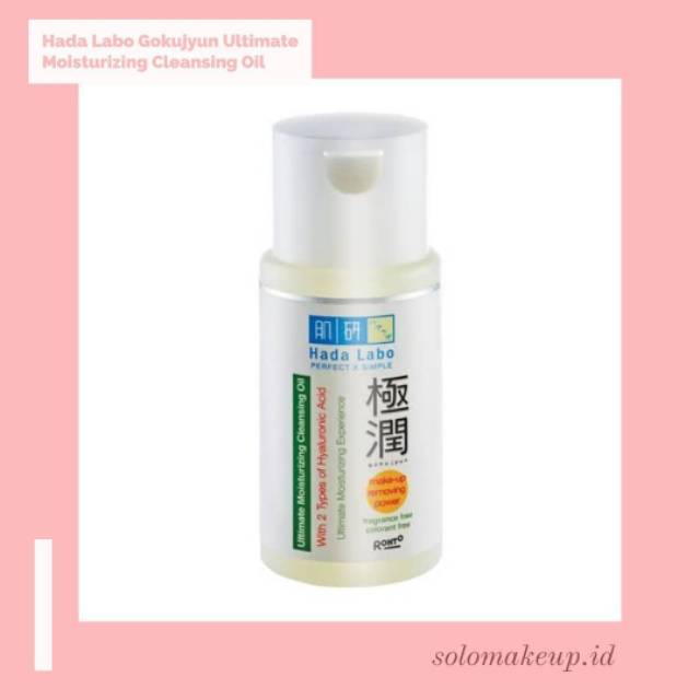 (hàng Mới Về) Dầu Tẩy Trang Hada Labo Gokujyun Ultimate Dưỡng Ẩm Làm Sạch Da 100ml