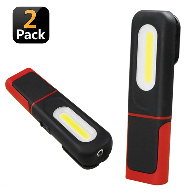 Đèn Làm Việc Sạc COB Xoay 360 Độ Tiện Dụng° Đèn Pin Led Xoay Được Với Đế Nam Châm Để Sửa Chữa Xe Hơi / Cắm Trại / Leo Nú
