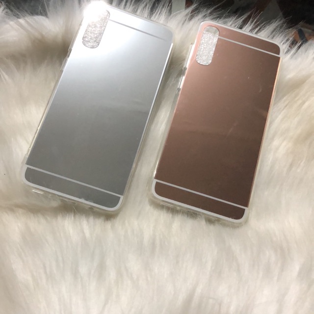 Samsung Galaxy A70 Ốp lưng tráng gương màu viền dẻo