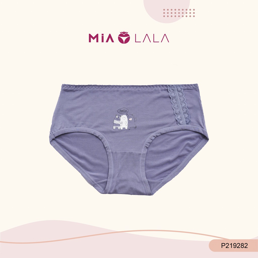 Quần lót nữ Mialala cotton co giãn thoải mái, thấm hút an toàn sức khỏe 6386 NQ1210107