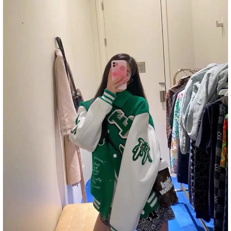 Áo khoác Dạ xanh lá