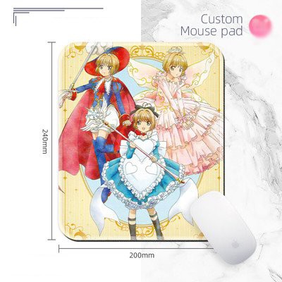 Miếng di chuột in hình SAKURA THỦ LĨNH THẺ BÀI Cardcaptor Sakura anime chibi nhiều mẫu kê chuột lót chuột