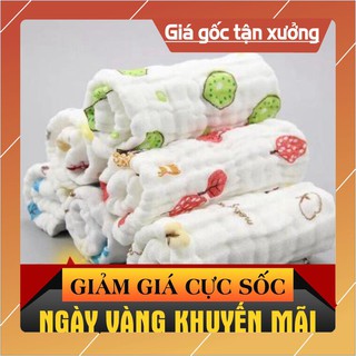 SET 5C KHĂN RỬA MẶT 6 LỚP CHO BÉ