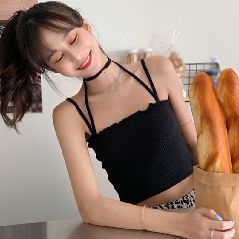 Áo Dây Thiết Kế Cổ Yếm Nữ Tính