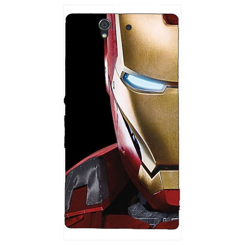 Ốp Lưng Silicone Tpu Mềm Hình Siêu Anh Hùng Marvel Cho Sony Xperia Z L36H L36I C6603 C6602