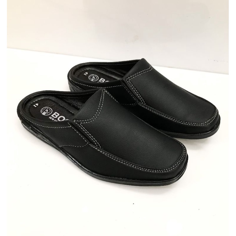 Dép bít mũi nam phom đẹp, dép sapo  nam mẩu mới, da mềm, mang êm chân, đế khâu sẳn rất chắc chắn, mã SP13