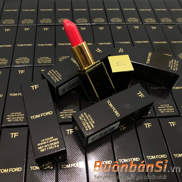 Son Tom Ford Lip Color 303 Empire 3gr Vỏ đen - Hồng san hô