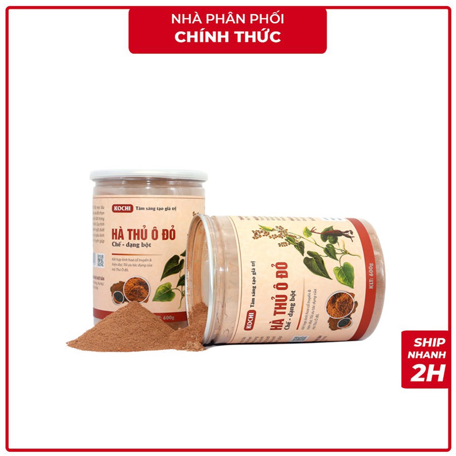 HÀ THỦ Ô ĐỎ CHẾ KOCHI DẠNG BỘT 600G