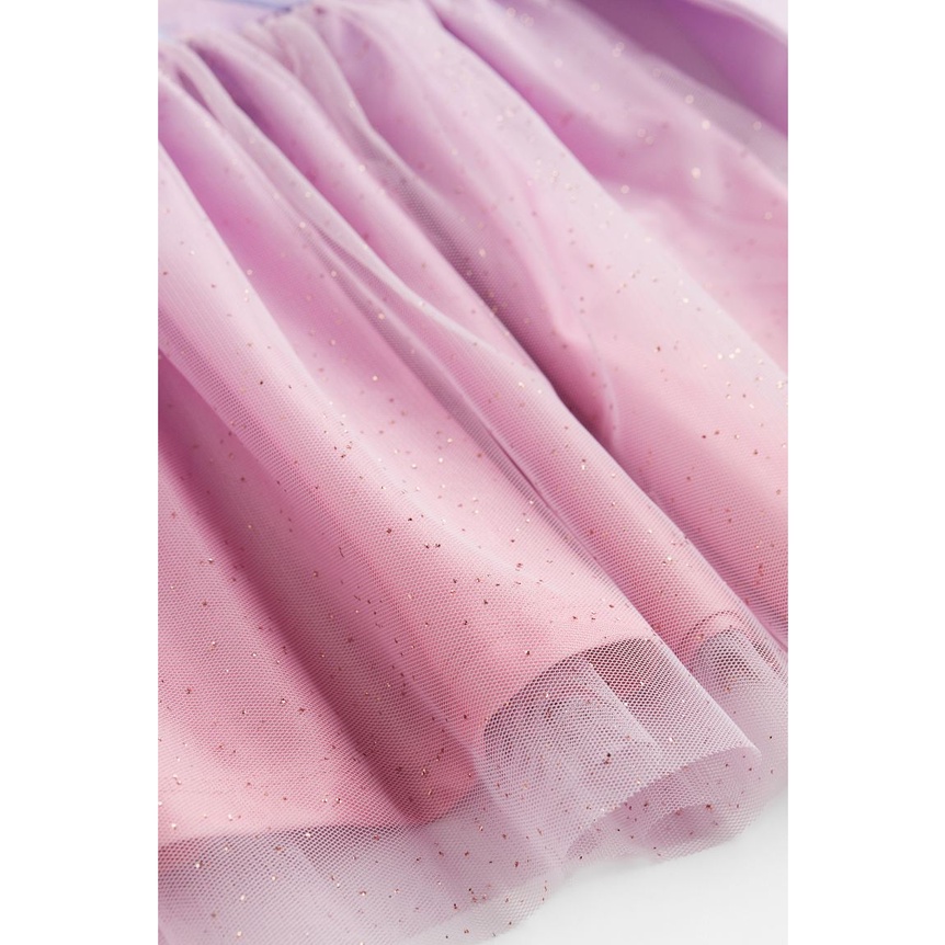 Váy Elsa tím, chân ren bồng, Hờ mờ US săn SALE