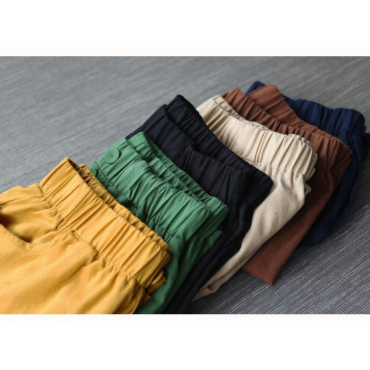 Quần Shorts Đũi nữ Vintage - Quần Đùi Nữ Thiết Kế Trẻ Trung, Năng Động I TQH06