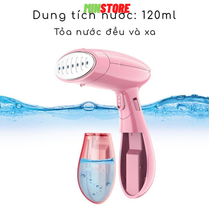 Bàn ủi hơi nước cầm tay gấp gọn, Bàn là hơi nước SONAKY SK-3060 công suất 1500W mẫu mới 2021